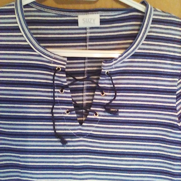 Robe bleue aux genoux - Picture 2 of 4